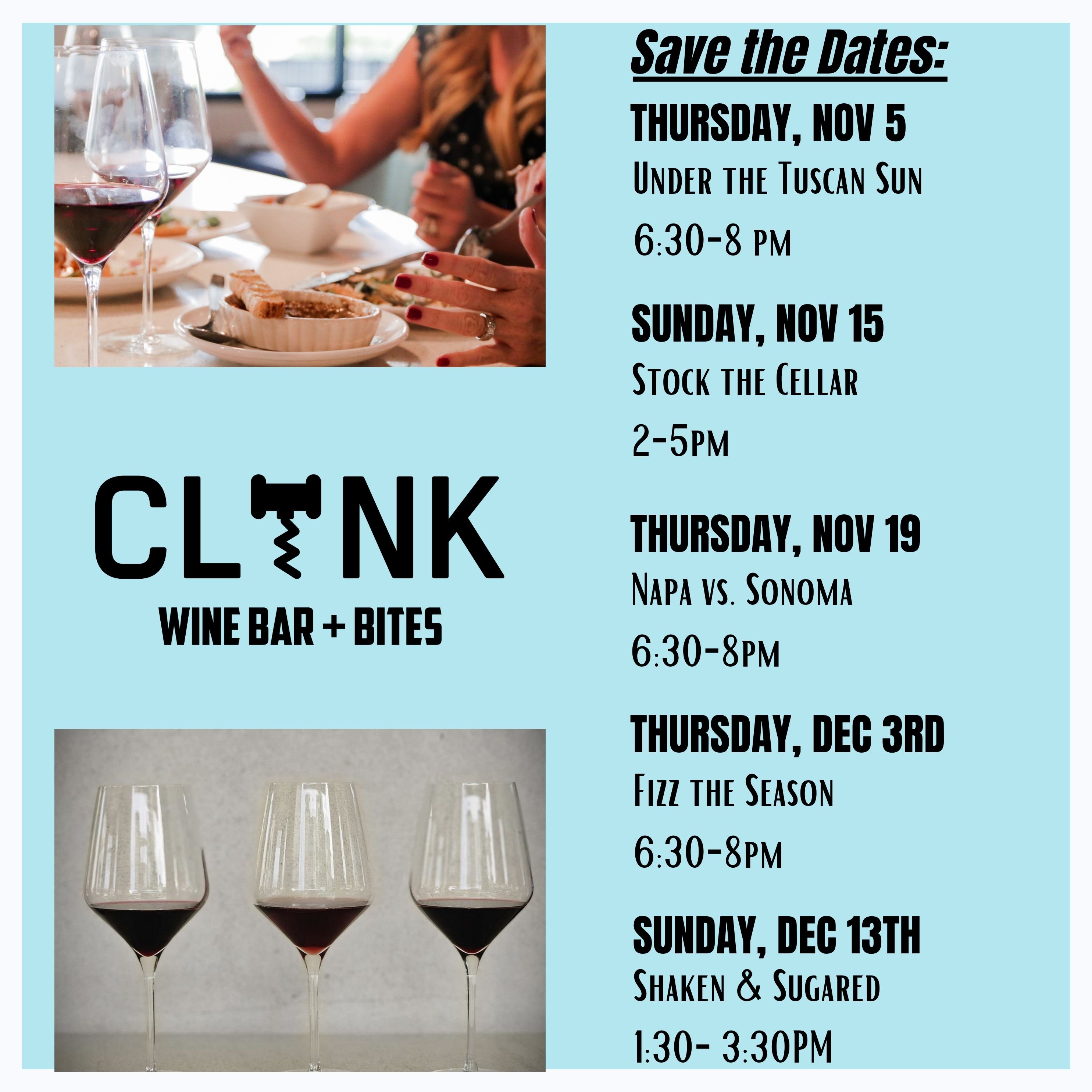 CLINK & Drink- Fall 2026